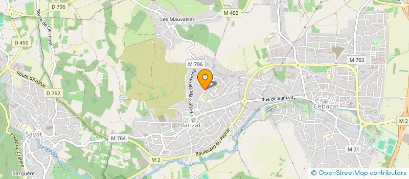 localisation de l'entreprise MONSIEUR DAVID BORGES  BLANZAT