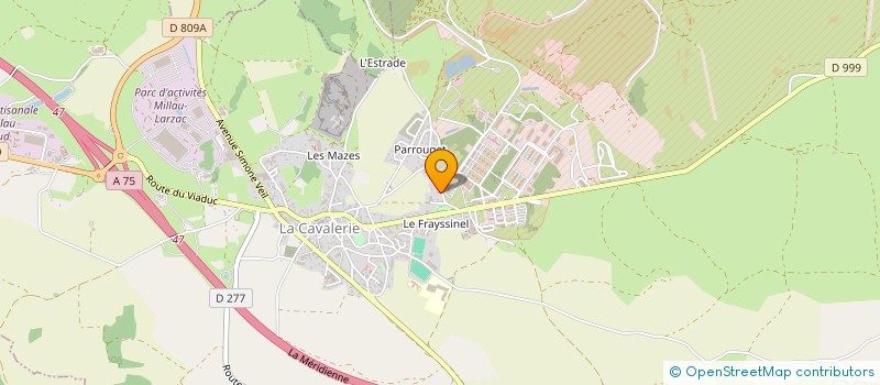 localisation de l'entreprise MONSIEUR DAVID BOSHART  LA COUVERTOIRADE