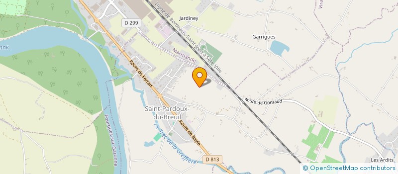 localisation de l'entreprise MONSIEUR DAVID BOUAMAMA  SAINT-PARDOUX-DU-BREUIL