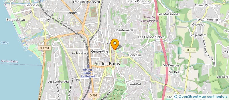 localisation de l'entreprise MONSIEUR DAVID BOUCHERIE à AIX-LES-BAINS