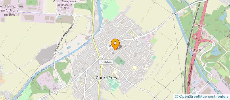 localisation de l'entreprise MONSIEUR DAVID BOUCHEZ à COURRIERES