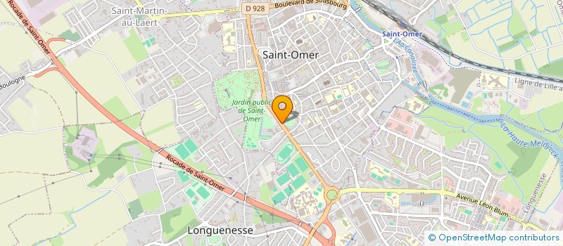 localisation de l'entreprise MONSIEUR DAVID BOUCHEZ  SAINT-OMER