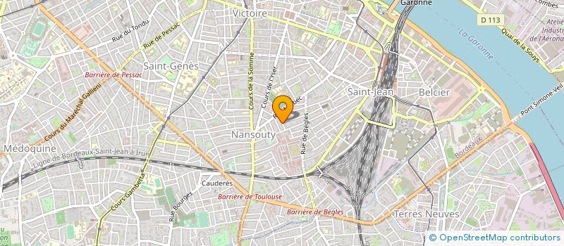 localisation de l'entreprise MONSIEUR DAVID BOUCHILLOUX  BORDEAUX