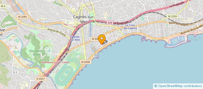 localisation de l'entreprise MONSIEUR DAVID BOUFART à CAGNES-SUR-MER