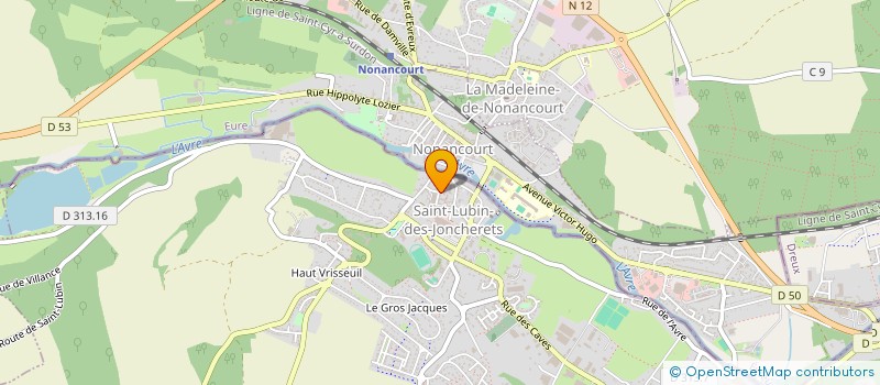 localisation de l'entreprise MONSIEUR DAVID BOUILLOT à SAINT-LUBIN-DES-JONCHERETS