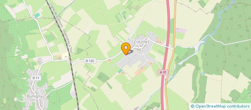 localisation de l'entreprise MONSIEUR DAVID BOULANGER  CREZILLES