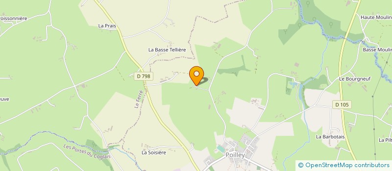 localisation de l'entreprise MONSIEUR DAVID BOULANGER  POILLEY