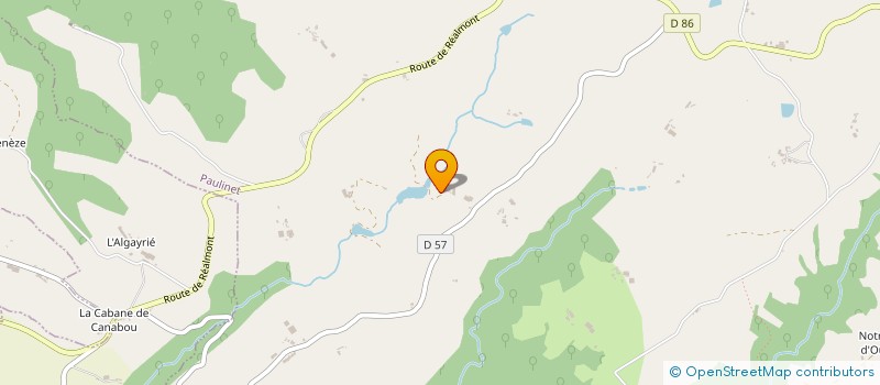 localisation de l'entreprise MONSIEUR DAVID BOULARAN  PAULINET