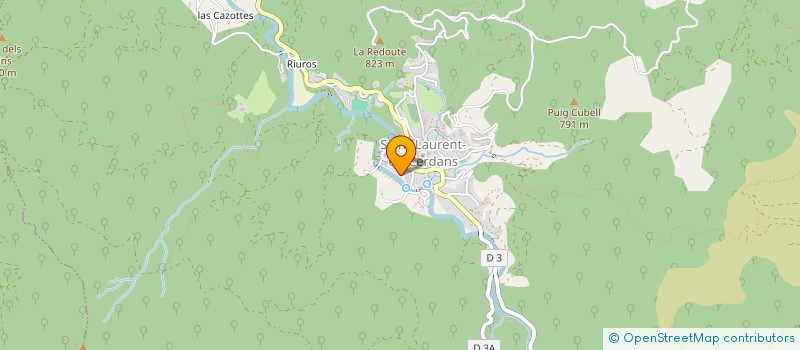 localisation de l'entreprise MONSIEUR DAVID BOULAY  SAINT-LAURENT-DE-CERDANS