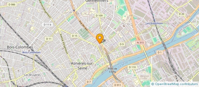 localisation de l'entreprise MONSIEUR DAVID BOUQUE à ASNIERES-SUR-SEINE