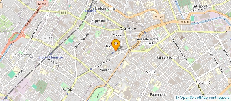 localisation de l'entreprise MONSIEUR DAVID BOUQUET à ROUBAIX
