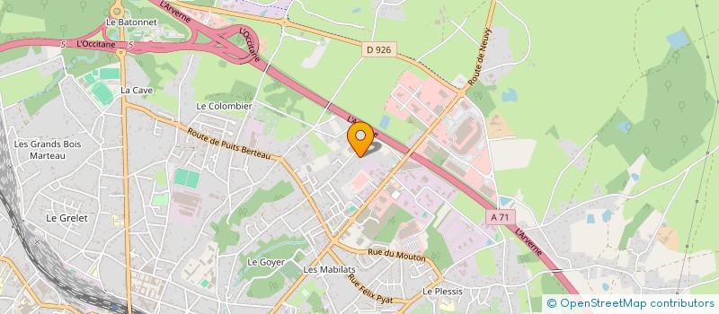 localisation de l'entreprise MONSIEUR DAVID BOUQUIN  VIERZON