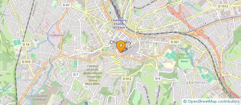 localisation de l'entreprise MONSIEUR DAVID BOURDELIN à CHAMBERY