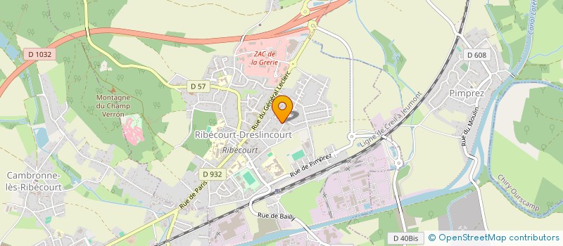 localisation de l'entreprise MONSIEUR DAVID BOURDOIS  RIBECOURT-DRESLINCOURT