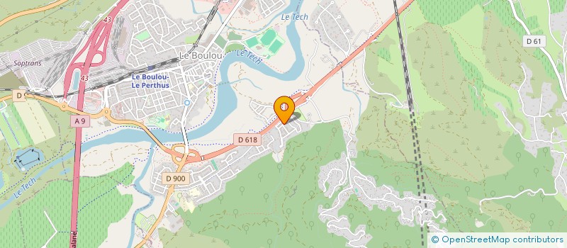 localisation de l'entreprise MONSIEUR DAVID BOURDON  LE BOULOU