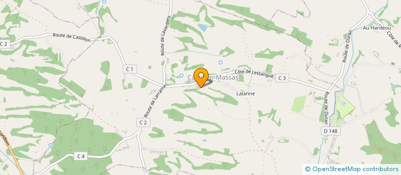 localisation de l'entreprise MONSIEUR DAVID BOURROUSSE  CASTILLON-MASSAS