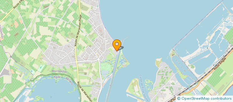 localisation de l'entreprise MONSIEUR DAVID BOUSQUET  MARSEILLAN