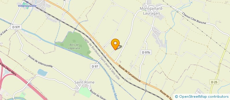 localisation de l'entreprise MONSIEUR DAVID BOUSQUET  MONTGAILLARD-LAURAGAIS