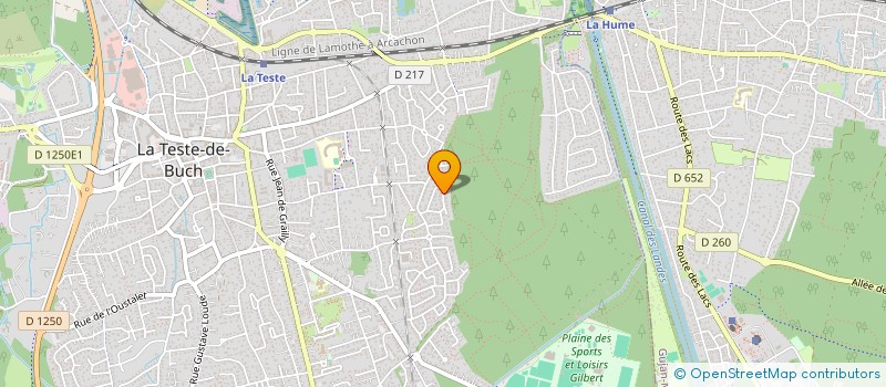 localisation de l'entreprise MONSIEUR DAVID BOUTIN à LA TESTE-DE-BUCH