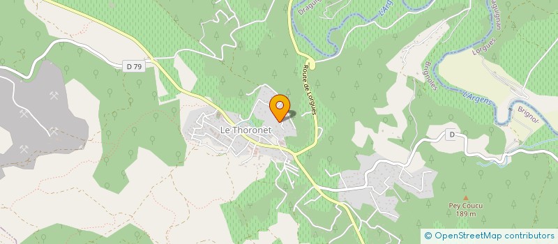 localisation de l'entreprise MONSIEUR DAVID BOWEN  LE THORONET