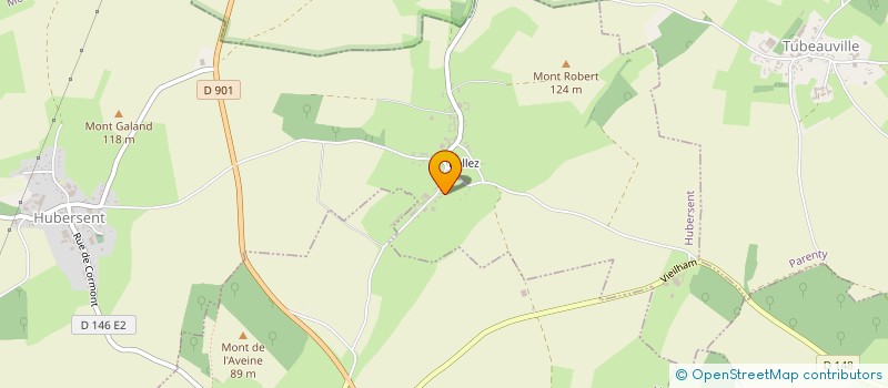 localisation de l'entreprise MONSIEUR DAVID BOYAVAL  HUBERSENT