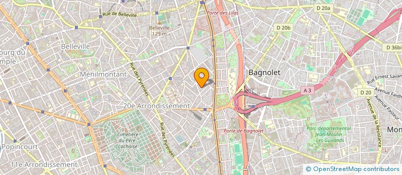 localisation de l'entreprise MONSIEUR DAVID BRABYN  PARIS