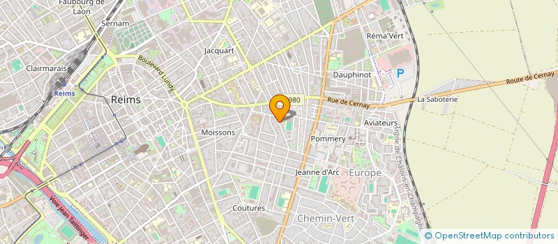 localisation de l'entreprise MONSIEUR DAVID BRACONNIER  REIMS