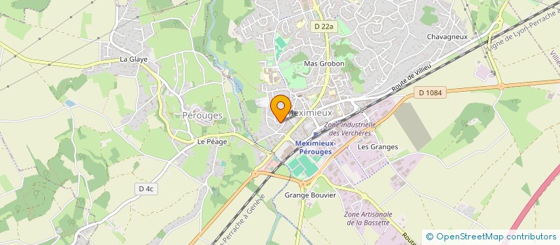 localisation de l'entreprise MONSIEUR DAVID BRAHIM  MEXIMIEUX