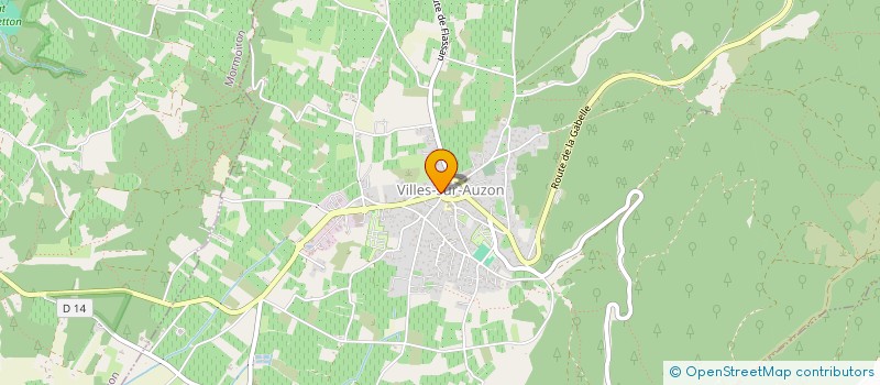localisation de l'entreprise MONSIEUR DAVID BRAMI  VILLES-SUR-AUZON