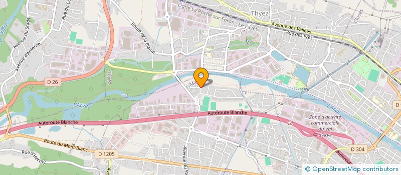 localisation de l'entreprise MONSIEUR DAVID BRANCO  MARNAZ