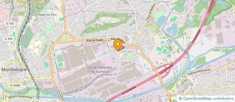 localisation de l'entreprise MONSIEUR DAVID BRANDSTATTER  AUDINCOURT