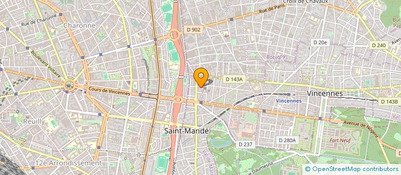 localisation de l'entreprise MONSIEUR DAVID BRAUMAN à SAINT-MANDE