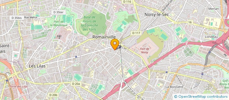 localisation de l'entreprise MONSIEUR DAVID BRAUN à ROMAINVILLE