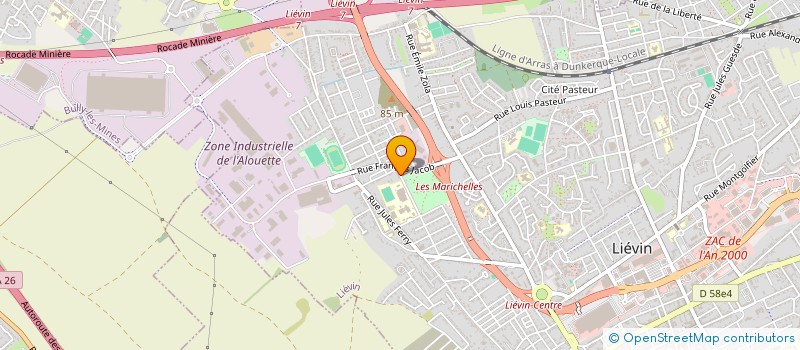 localisation de l'entreprise MONSIEUR DAVID BREBION  LIEVIN