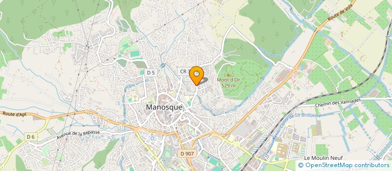 localisation de l'entreprise MONSIEUR DAVID BREMOND à MANOSQUE