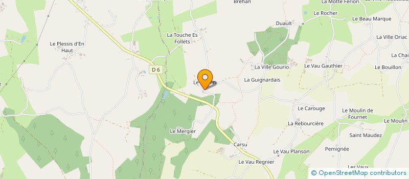 localisation de l'entreprise MONSIEUR DAVID BREMONT  TREBRY