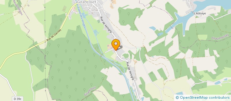 localisation de l'entreprise MONSIEUR DAVID BRETON  GIRANCOURT