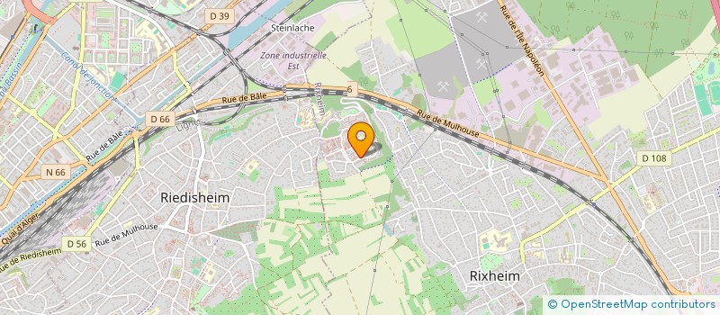 localisation de l'entreprise MONSIEUR DAVID BRETON KORNBLUM  RIXHEIM