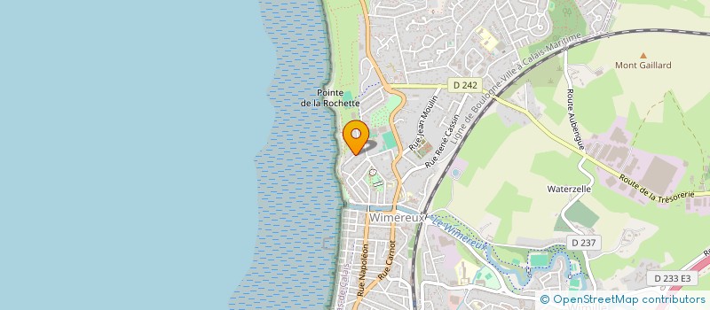 localisation de l'entreprise MONSIEUR DAVID BRIATTE  WIMEREUX