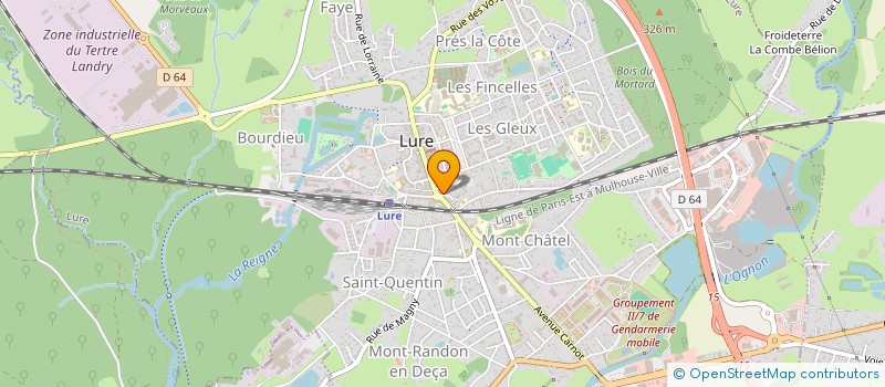 localisation de l'entreprise MONSIEUR DAVID BRIHAYE à LURE