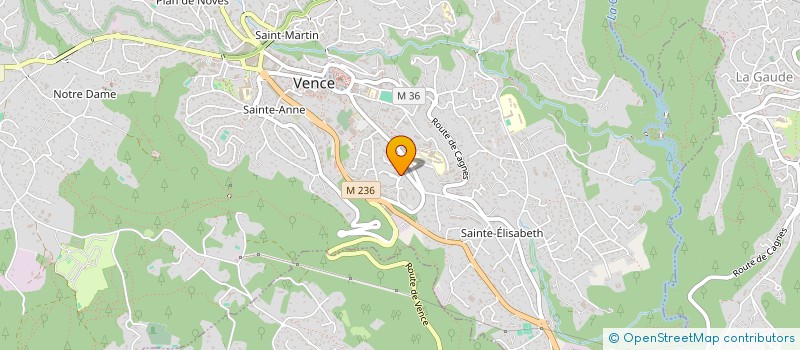 localisation de l'entreprise MONSIEUR DAVID BRILLON à VENCE
