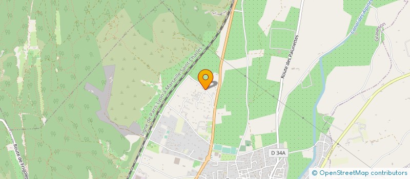 localisation de l'entreprise MONSIEUR DAVID BRIOLE  GRAVESON