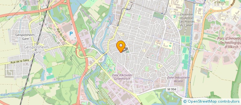 localisation de l'entreprise MONSIEUR DAVID BRIOT  ILLKIRCH-GRAFFENSTADEN
