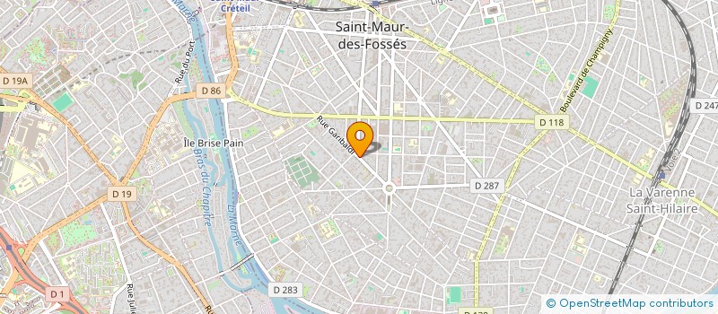 localisation de l'entreprise MONSIEUR DAVID BRITO DE MORAIS WILLIAM  SAINT-MAUR-DES-FOSSES