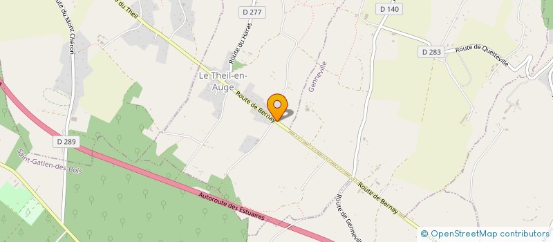 localisation de l'entreprise MONSIEUR DAVID BRIZE à LE THEIL-EN-AUGE