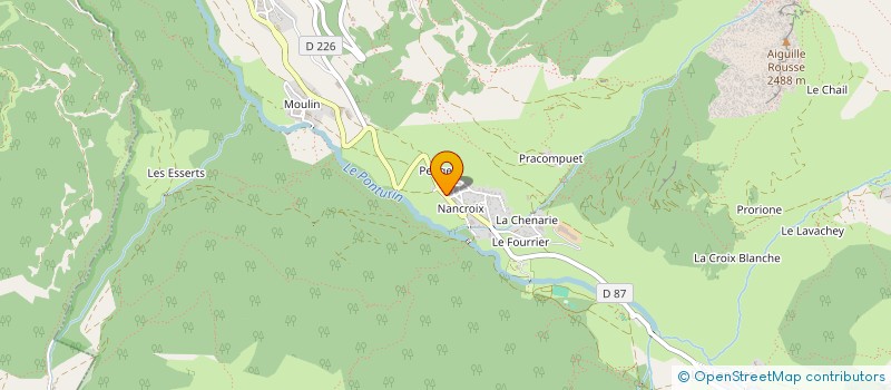 localisation de l'entreprise MONSIEUR DAVID BROADGATE  PEISEY-NANCROIX