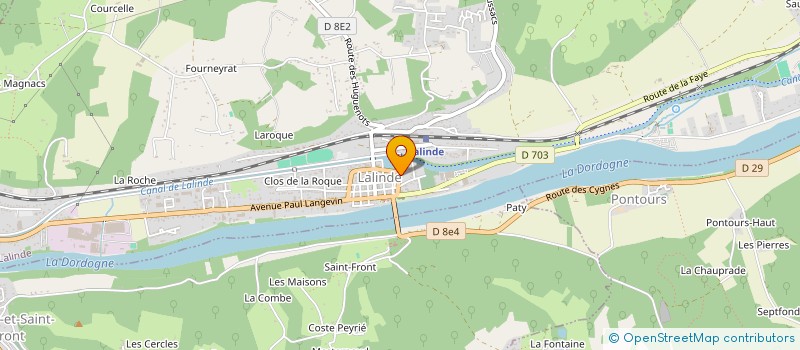 localisation de l'entreprise MONSIEUR DAVID BROOM  LALINDE