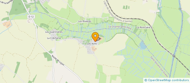 localisation de l'entreprise MONSIEUR DAVID BROSSARD  SAINT-VINCENT-SUR-GRAON