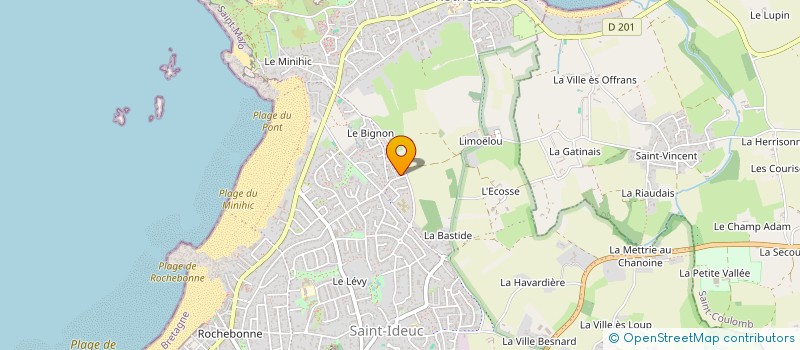 localisation de l'entreprise MONSIEUR DAVID BROSSAY  SAINT-MALO