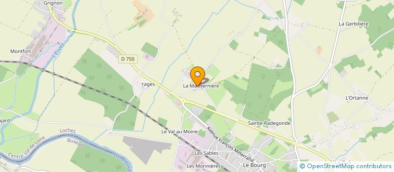 localisation de l'entreprise MONSIEUR DAVID BROTIER  DESCARTES